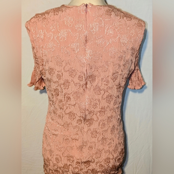 Women's Caron dress. Sz. 10. Excellent condition. Pink/peach. Vintage - Picture 4 of 6